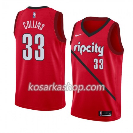 Dres Portland Trail Blazers Zach Collins 33 Nike 2018-19 Crvena Swingman